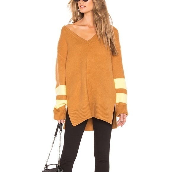 NEW Current Elliot “The‎ 79” Knit Sweater Brown Sug - Picture 7 of 8